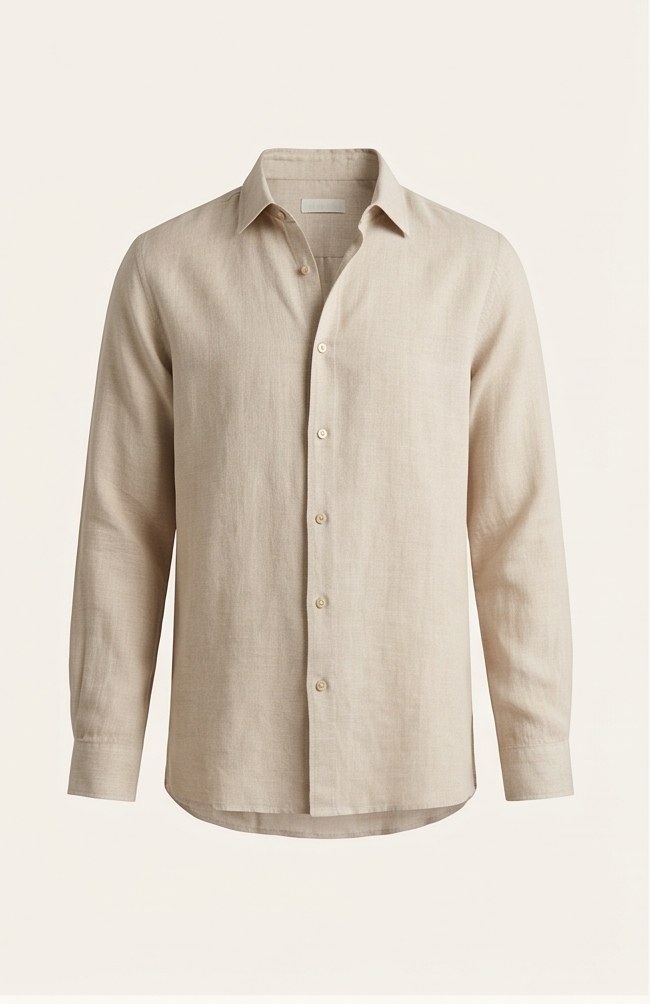The First Shirt — Long-staple organic linen · 170 GSM